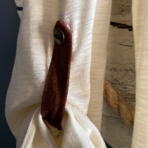 RL Western Suede Patch Cotton Henley - Picture 12 of 13